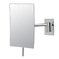 Aptations Inc Aptations 21843 Minimalist Rectangular Wall Mirror In Chrome 21843 - Chrome 21843